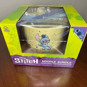 Brand new! Stitch bowl, chopstick and spoon set